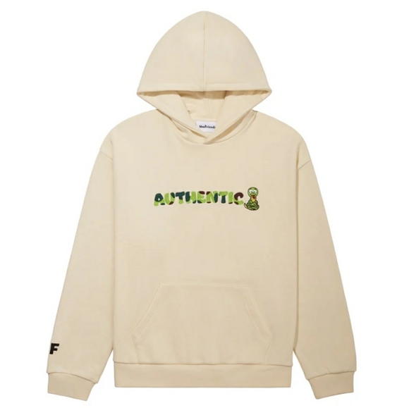 AUTHENTIC ANACONDA HOODIE CREAM NWT SIZE M - Picture 2 of 9